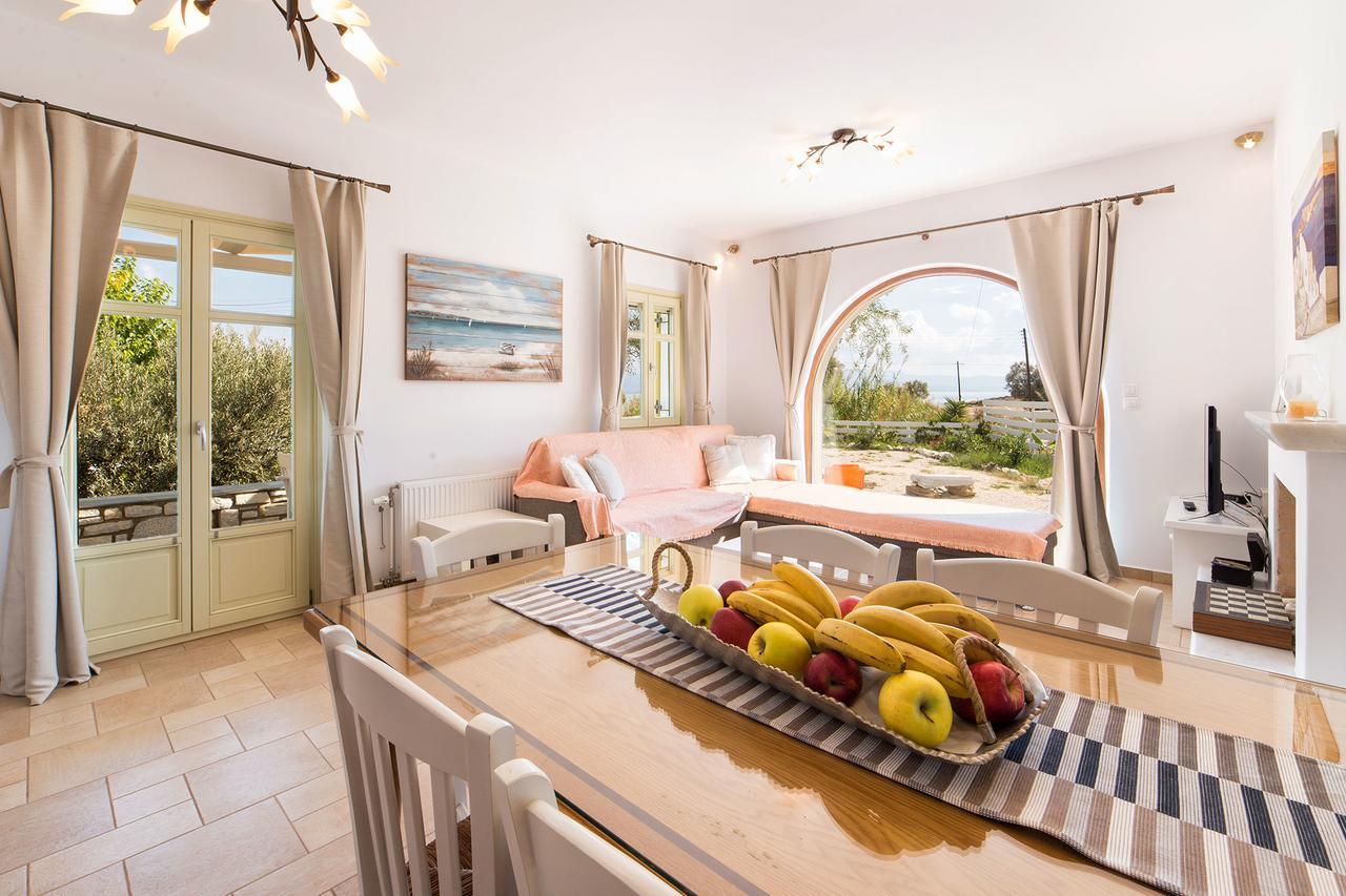 Villa San Dimitrio House On The Beach Логарас Екстериор снимка